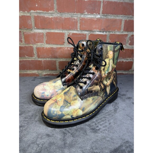 Doc Martens 1460 Pascal Museum Collection Hogarth Leather Boots US Sz M9, W10